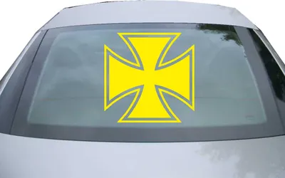 Produktbild von Indigos UG - Aufkleber Heckscheibe & Motorklappe DE6101 - gelb - 600x600 mm - metalica - Auto Scheiben Fenster Heckklappe Tuning Racing JDM - Die cut