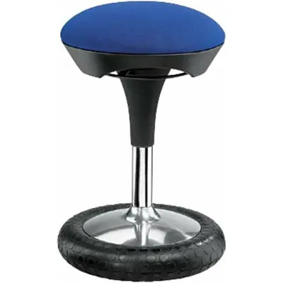 Produktbild von TOPSTAR Hocker"Sitness 20" blau 100% Polyolefin Sitzhöhenverstellung Standfuss
