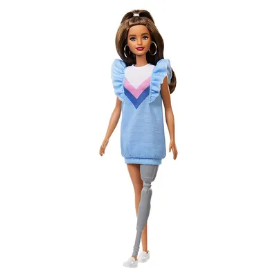 Obrázok produktu pre Bábika Barbie Fashionistas s protézou nohy