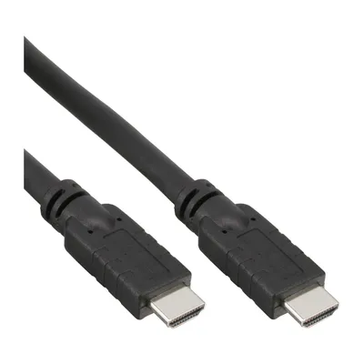 Image de InLine® 17615E Câble HDMI, HDMI High Speed, prise/prise, noir, 15m