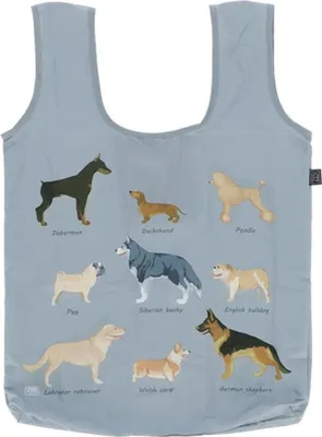 Obrázok produktu pre Esschert Design skladacia taška s motívom psieho plemena