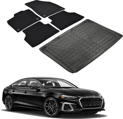 Produktbild von Kofferraumwanne Fußmatten Set Für Audi A5 Sportback 2017-2023, Genaue Passform