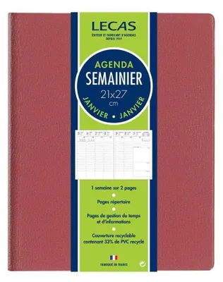 Produktbild von Wöchentlicher Kalender mit abnehmbarem Einband und Register