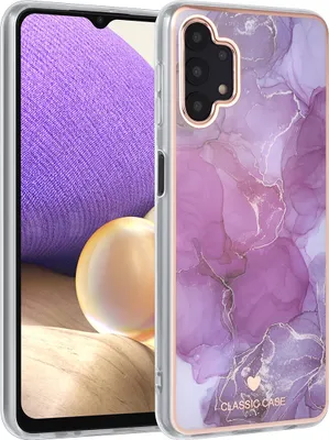 Produktbild von UNIQ Accessory Galaxy A32 5G Case - Marble Purple