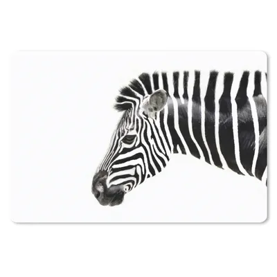 Produktbild von MuchoWow® Schreibtischunterlage Zebra - Tiere - Weiß 60x40 cm - XXL Mauspad - Großes Mauspad