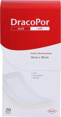 Obrázek produktu pro DRACOPOR obvaz na rány 10x20 cm sterilní, 20 ks PFL