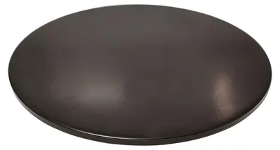 Immagine prodotto di Pietra refrattaria per forno o barbecue - Smaltata di nero, rotonda, 33 cm
