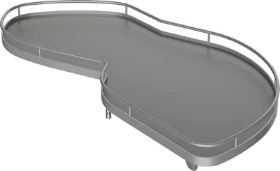 Image de Kesseböhmer Le Mans II tablette à accrocher argent/gris 400 droite