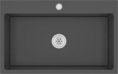 Immagine prodotto di vidaXL Lavello da incasso a mano in acciaio inox nero
