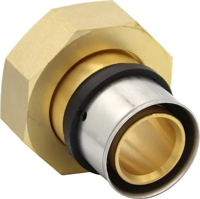 Produktbild von Pressfitting Verschraubung Übergang 32x3 mm 1 1/2 Zoll IG TH Kontur