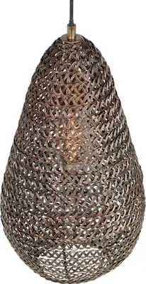 Zdjęcie produktu dla Lampa wisząca ZIVA patyna-złota-czarna 1xE27x10W metal wym:150x23x23cm IP20 Trio