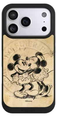 Produktbild von NIVOCASE Handyhülle für Apple iPhone 17 Pro Hülle NIVOpure Case Schwarz Mickey Mouse Minnie Mouse Vintage