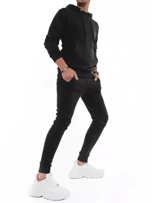 Produktbild von Dstreet Herren Trainingsanzug Aleld schwarz XL