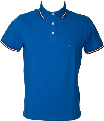 Immagine prodotto di Polo uomo TH TOMMY HILFIGER maglia manica corta con colletto e bottoni cotone slim fit articolo XM0XM01804 TOMMY TIPPE, S, Cotone 100%