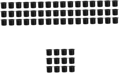 Imagen del producto de Soportes para velas, candelabros, portavelas, velas navideñas, fundas para velas, decoración, adornos festivos, soportes para velas hechos a mano, portavelas para bodas, decoración de mesas, hierro forjado, paquete de 12 unidades * 5
