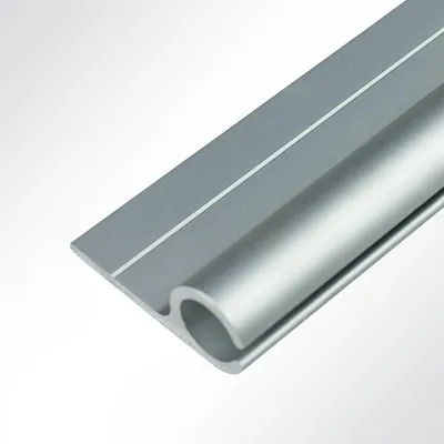 Produktbild von Lysel® Kederschiene Kederleiste Aluminium 0° eloxiert für 5,5-14mm Keder L: 1m