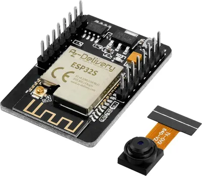Produktbild von AZ-Delivery Mikrocontroller ESP32-Cam Modul (ESP32 Wifi/Bluetooth Modul inklusive Kamera) kompatibel mit Arduino, 1x Set