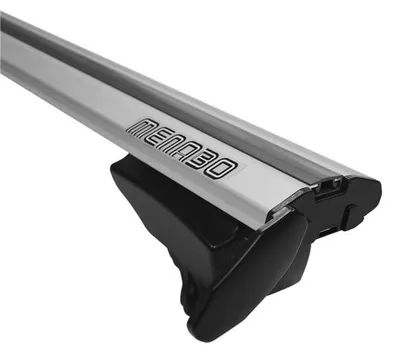 Immagine prodotto di Menabo Lince Silver | Portapacchi da tetto per BMW - Serie 3 (F31) Touring 2012-2015 - Alluminio - Lunghezza 120 cm - Capacità di carico 90 kg - Confezione da 2 pezzi