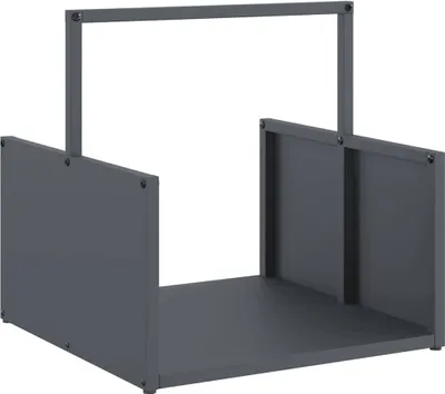 Produktbild von vidaXL Brennholzregal Anthrazit 40x40x40 cm Kaltgewalzter Stahl