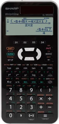 Image de SHARP EL-W550XG Calculatrice scientifique noir/blanc