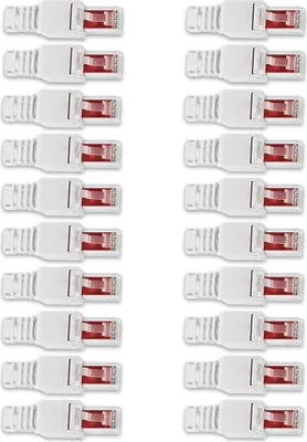 Produktbild von Netzwerkstecker 20x Cat6 Netzwerk Stecker werkzeuglos Cat7 Cat5 Cat6a Kabel RJ45