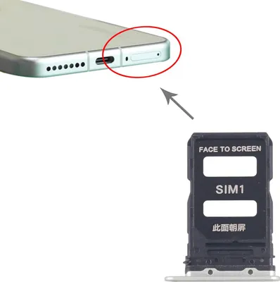 Obrázek produktu pro Pro Xiaomi 15 SIM Card Holder Dual SIM Card Tray Repair Spare Part Green