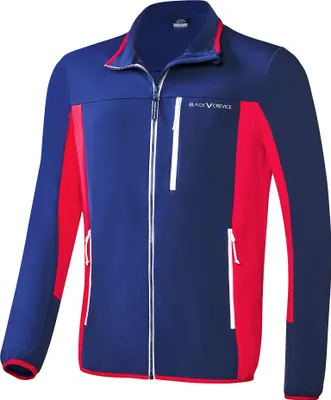Immagine prodotto di BLACK CREVICE - Second Layer - Giacca in pile da uomo | Colore: Blu/Rosso | Taglia: XL