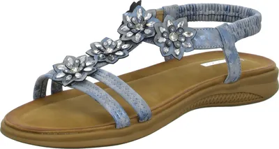 Produktbild von living UPDATED Damen-Sandalette Blau, Farbe:blau, EU Größe:37