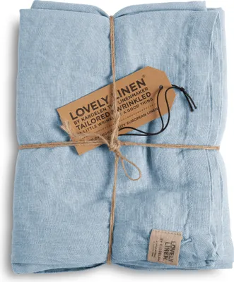 Produktbild von Lovely Linen Linen Misty Tischläufer Leinen sky 45 x 150 cm