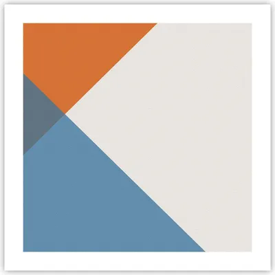 Produktbild von Poster - Poster ohne Rahmen - Vier die Farben Abstraktion - 50x50 cm - Wand Bild - Wanddeko - Wandbilder - Kunstposter - Wandposter - Bilder - Kunstdruck - Wanddekoration - Wandbild - P2XAC50x50-4234