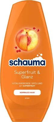 Produktbild von Schwarzkopf Schauma Superfruit & Glanz Spuelung, Frauen, normales Haar, Alle Farben, Nährend, 250 ml, Flasche