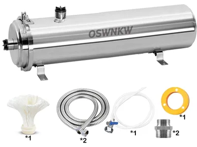 Zdjęcie produktu dla Domowy filtr wody dla całego domu – centralny filtr wstępny CL8000L – ultrafiltracja PVDF 0,01 µm – 8 l/min DN15 – bezzasilaniowy – samoczyszczący się przez okres do 5 lat