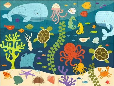Produktbild von Ocean Life Floor Puzzle