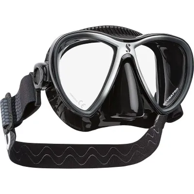 Image de Masque Scubapro SYNERGY TWIN TRUFIT en silicone noir - noir/argent