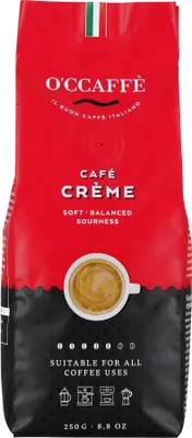 Produktbild von O'CCAFFÈ Cafè Crème | ganze Bohne | 250g