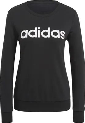 Produktbild von adidas Pullover für Damen mit Rundhalsausschnitt schwarz, Farbe:Schwarz, Größe:L