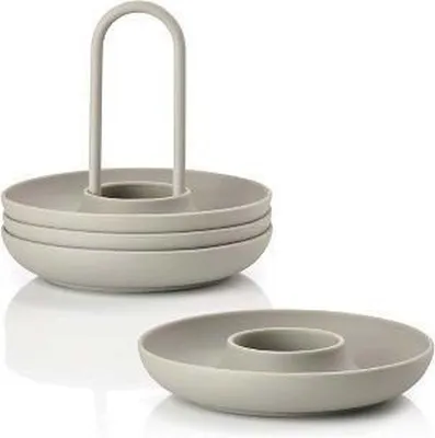Imagen del producto de Zone Denmark, modelo Singles, material: silicona, color: gris, diseño: unicolor, dimensiones: 110 mm x 110 mm x 95 mm