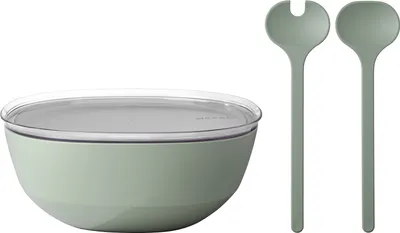 Produktbild von Mepal SILUETA Servierschale mit Deckel & Salatbesteck 5000 ml Nordic Sage