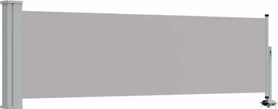 Produktbild von vidaXL Ausziehbare Seitenmarkise 80×300 cm Grau
