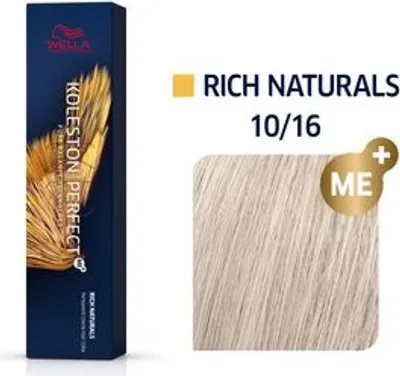 Produktbild von Wella Professionals Koleston Perfect Me+ Rich Naturals Professionelle permanente Haarfarbe 10/16 60 ml