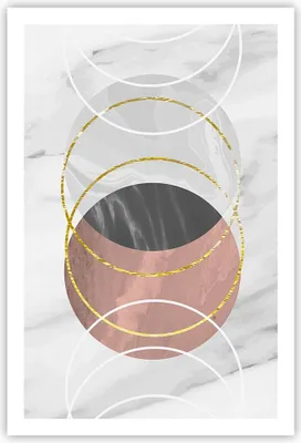Produktbild von Poster - Poster ohne Rahmen - Abstraktion Formen Stück - 61x91,5 cm - Wand Bild - Wanddeko - Wandbilder - Kunstposter - Wandposter - Bilder - Kunstdruck - Wanddekoration - Wandbild - P2XPA61x91-4935