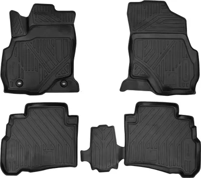 Zdjęcie produktu dla ELEMENT gumowe dywaniki podłogowe 3D do TOYOTA Fortuner, 2017->, 4 szt.