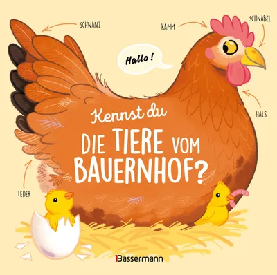 Obrázek produktu pro Kennst du die Tiere vom Bauernhof? - Sachbilderbuch für Kinder ab 3 Jahren
