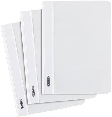 Produktbild von Sichthefter PP A5 weiß Packung mit 10 Stück
