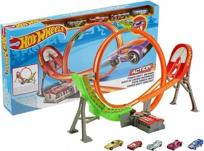 Produktbild von Hot Wheels Action POWER SHIFT TRACKSET, Fahrzeug- & Schienen-Set, 5 Jahr(e), D, Kunststoff, Mehrfarbig
