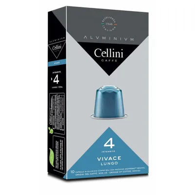 Produktbild von Cellini LUNGO VIVACE Kaffeekapseln 10 Portionen