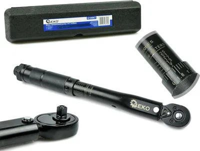 Obrázok produktu pre Momentový kľúč 1/4'', 5 - 25Nm, čierny, Geko