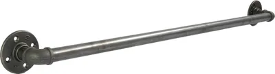 Immagine prodotto di Natural Goods Berlin Pipe GARD Wall, appendiabiti da parete, appendiabiti a muro, ghisa malleabile, P6 x L90cm