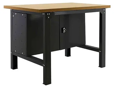 Image de Etabli Simonwork Bt6 Mdf Cabinet 1200 Antracite/bois Antracite/mdf 865x1200x750 - Simonrack