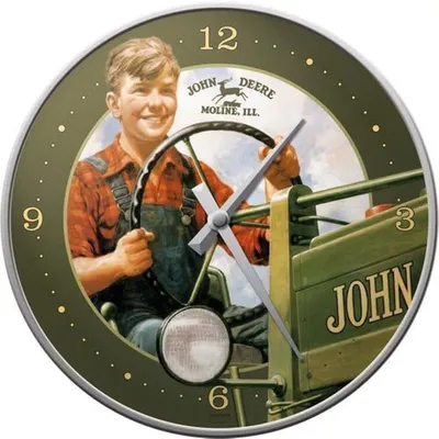 Produktbild von Nostalgic-Art - Wanduhr - John Deere Boy – Ø 31 cm